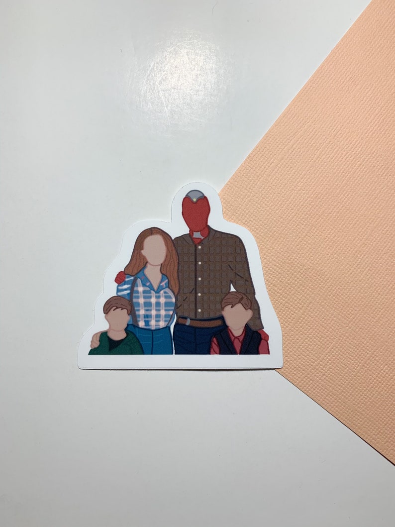 WandaVision Family Portrait Vinyl Sticker!