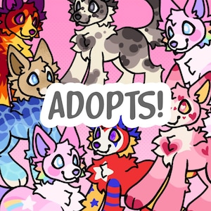 Canine oc adopts!- furry dog fursona character adopt