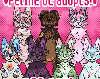 ¡Felino adopta!- gato peludo fursona adopta