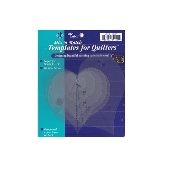 June Tailor Mix/'n Match Templates For Quilters 6//pkg-flower
