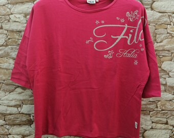 Fila Pink Shirt | Etsy