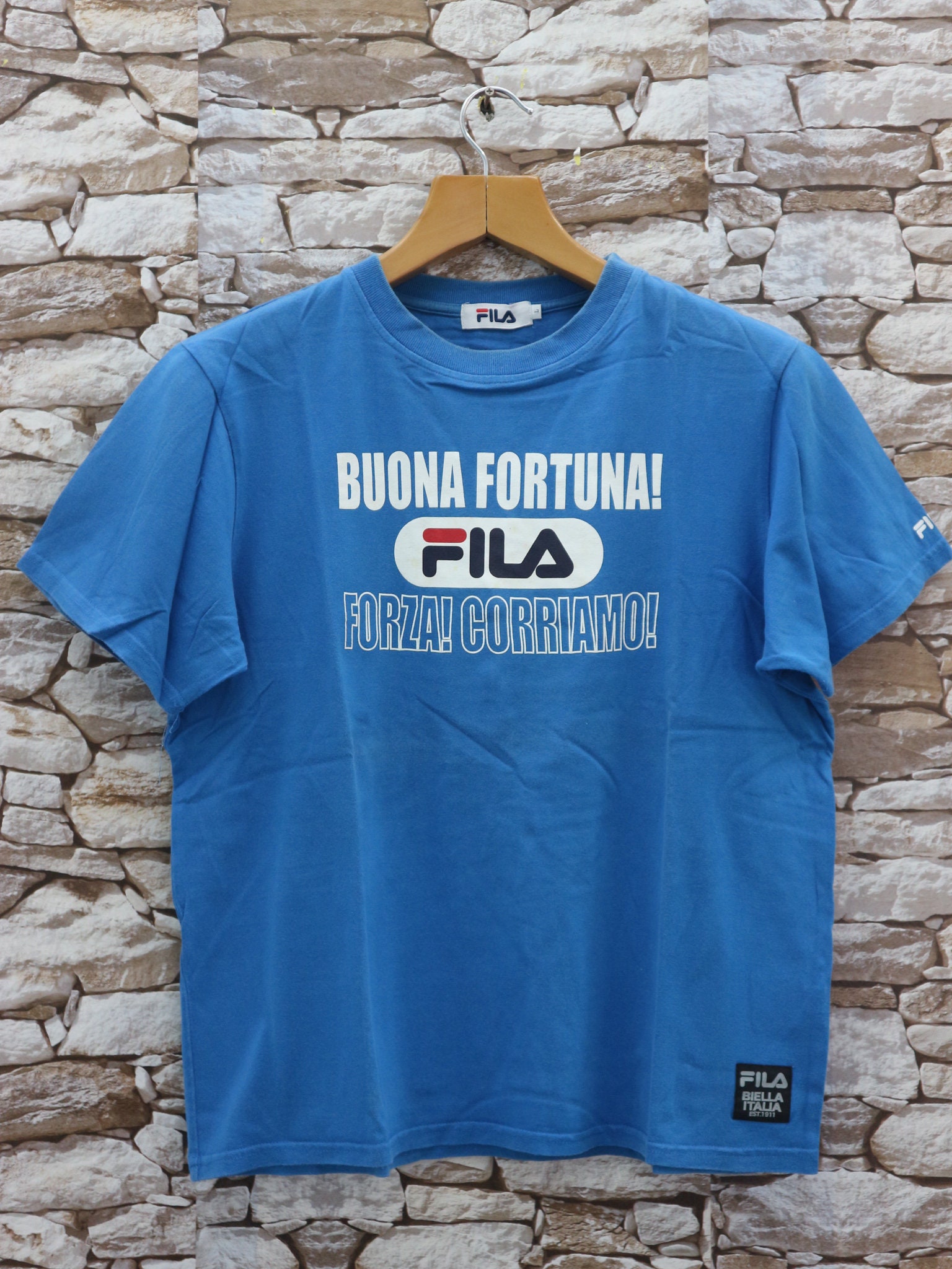 Vintage Fila Sport Big Logo T Shirt 