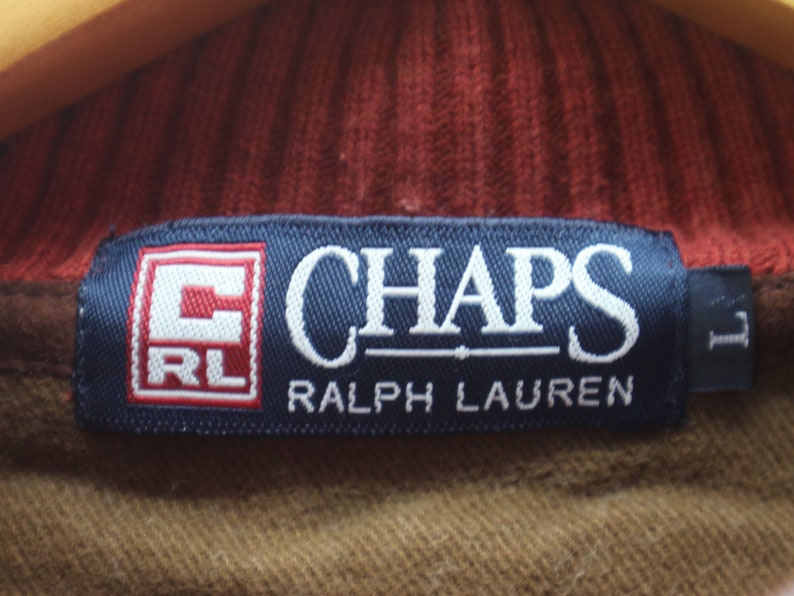Vintage Chaps Ralph Lauren Sweatshirt Embroidery Logo Designer - Etsy UK