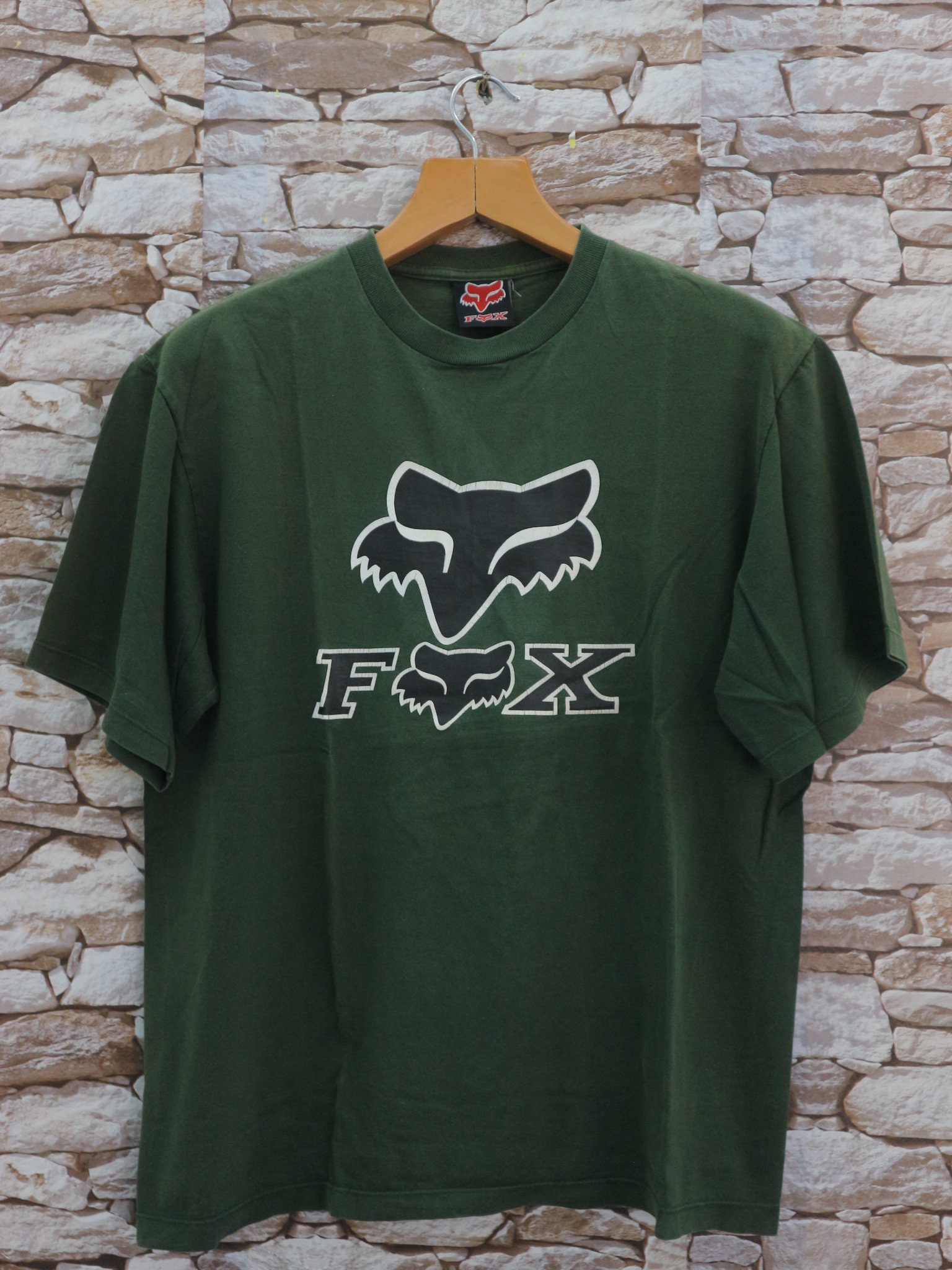 Vintage Fox Shirt Big Logo T Shirt Racing Motorcross Sport Etsy