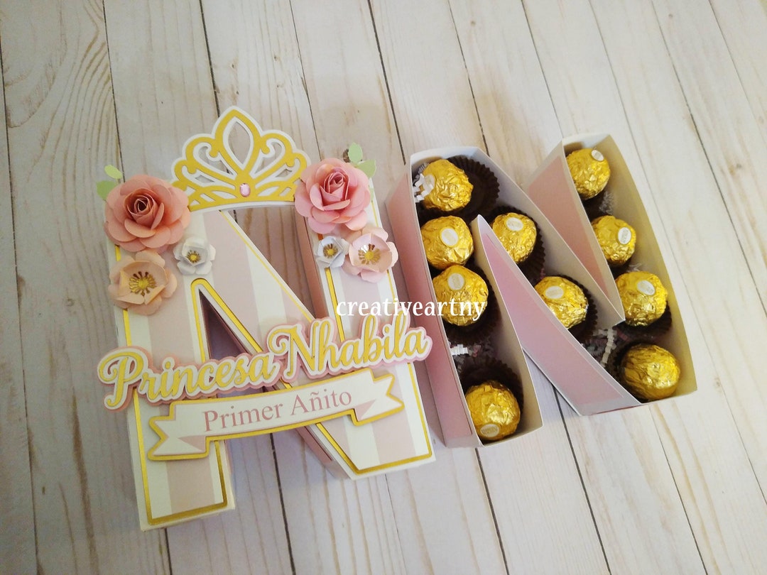 Personalized Letter Box for Treats Letter Box for Chocolates Etsy