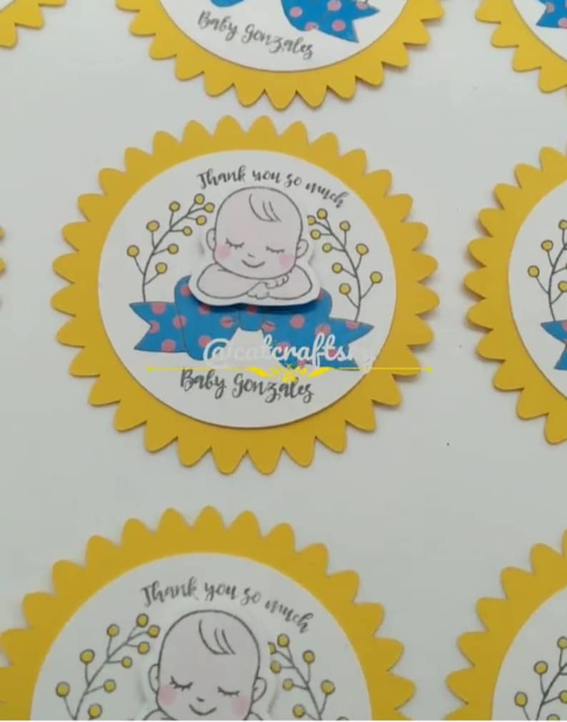 Baby Shower Favor Tags Thank you for Showering Tags Personalized Showering Gift Tags Thank You Tag Custom Baby Shower Favor Baby Shower Tags