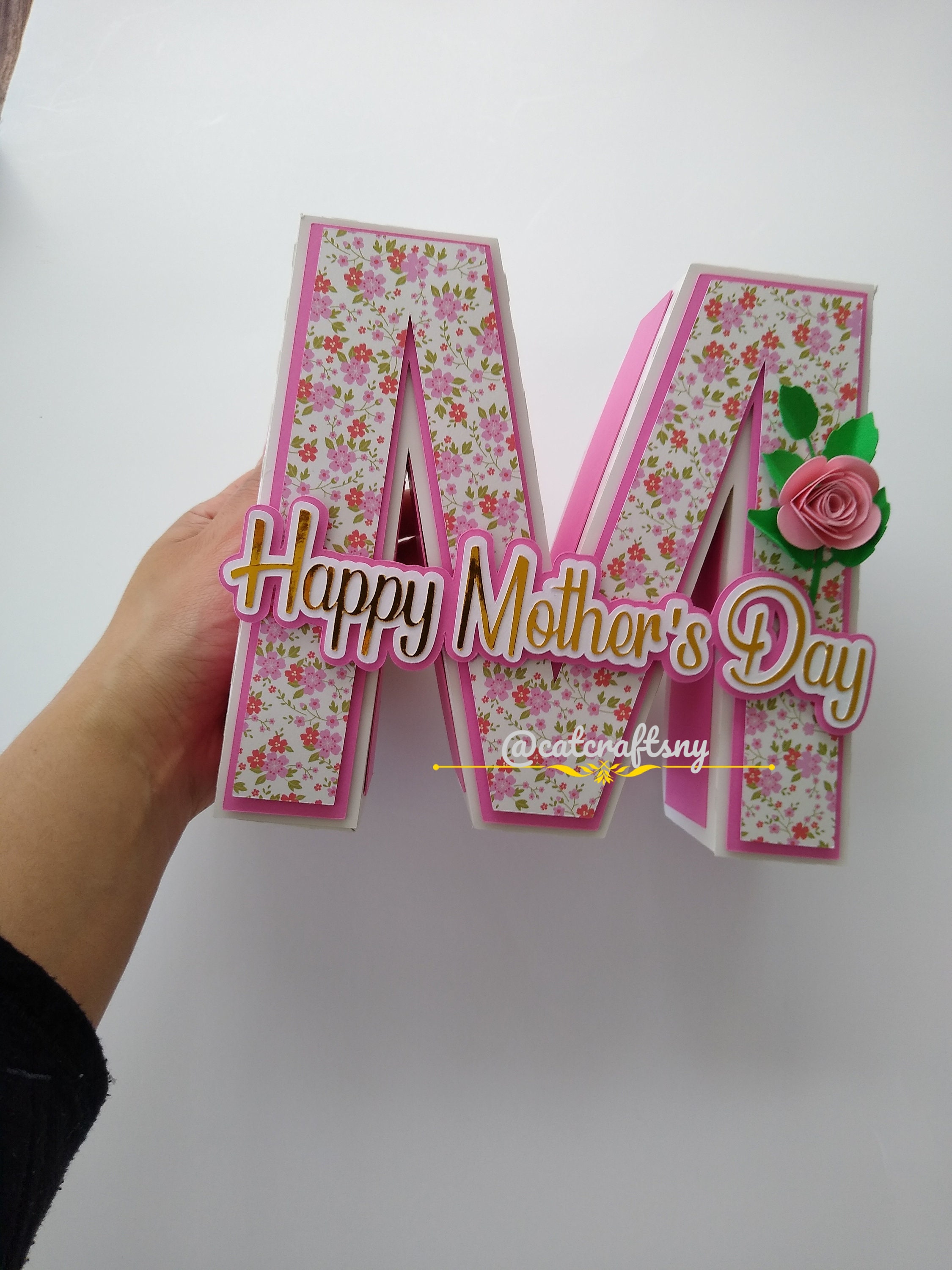 Mother's Day Boxes Letter M Mother's Day Gift Etsy