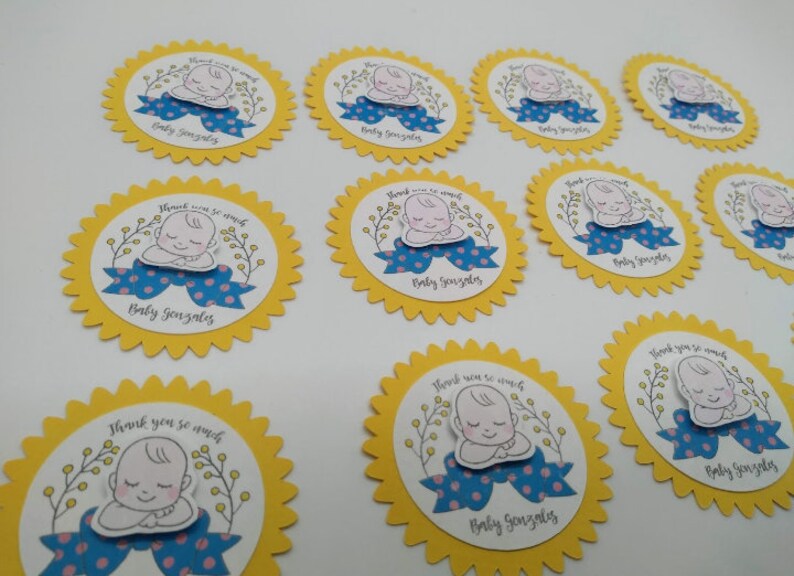 Baby Shower Favor Tags Thank you for Showering Tags Personalized Showering Gift Tags Thank You Tag Custom Baby Shower Favor Baby Shower Tags