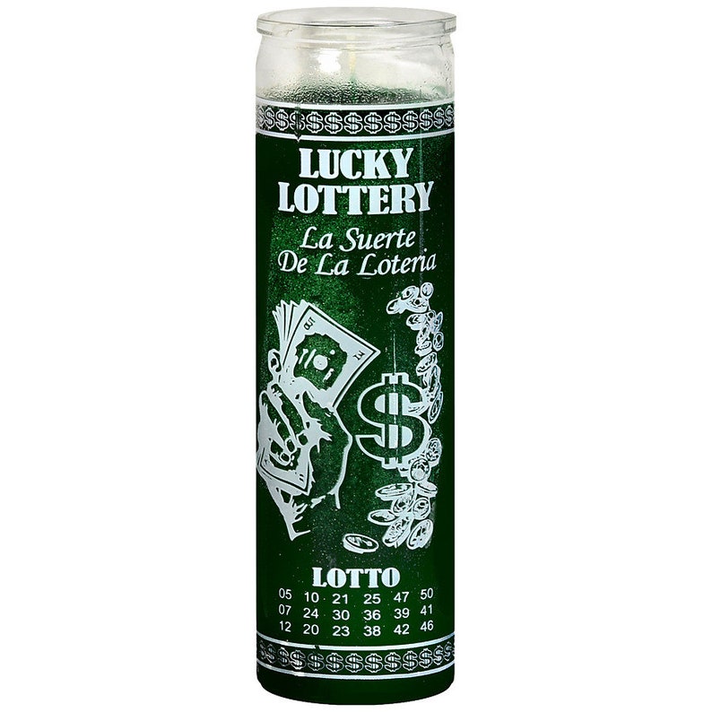 7 Day Lucky Lottery Prayer Candle Etsy