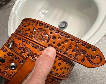 フィッシュレザーベルト