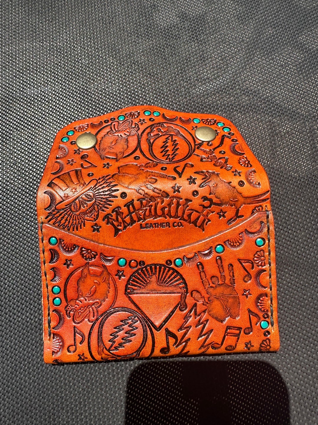 Grateful Dead Leather Wallet. - Etsy