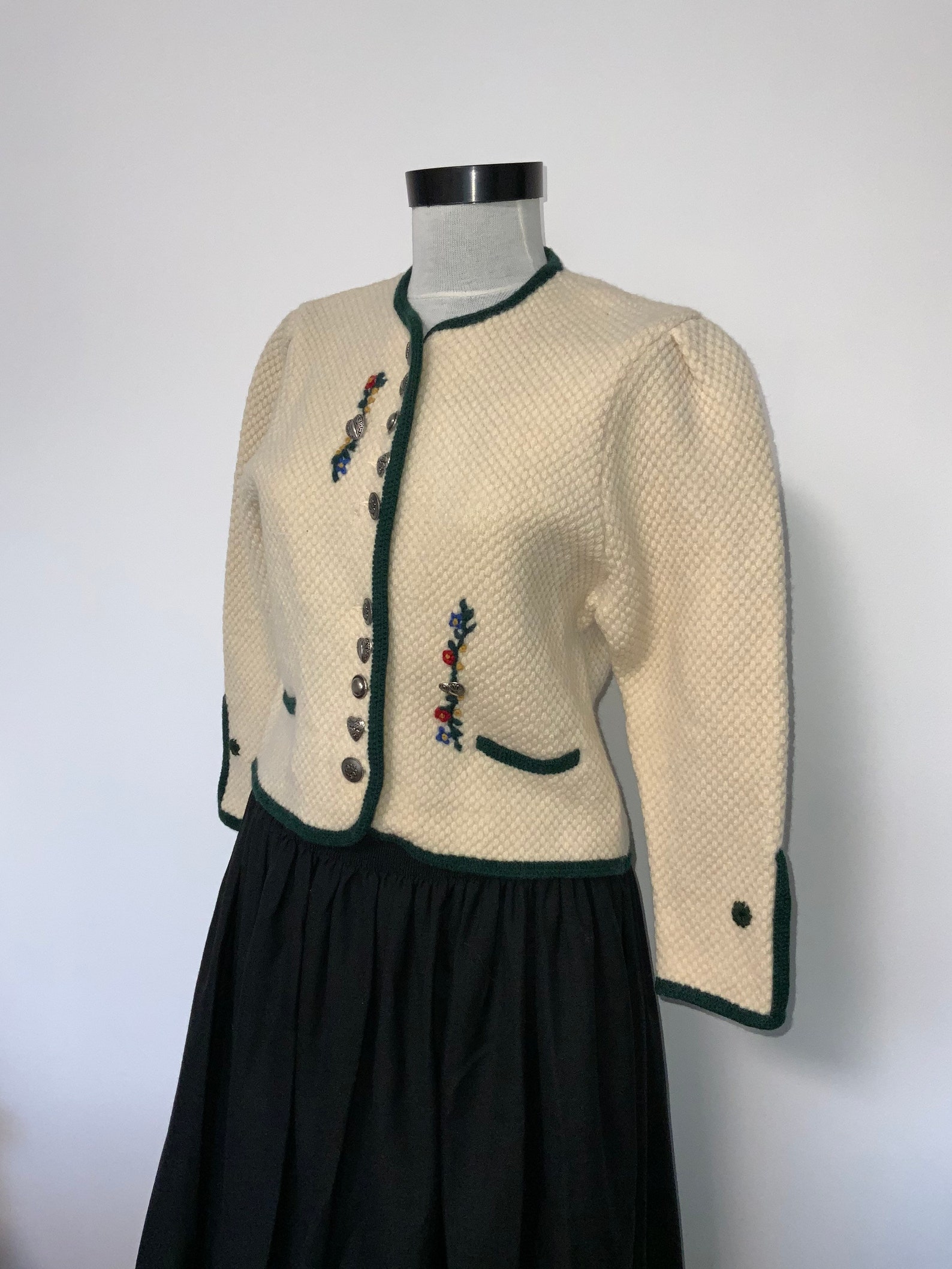Tyrolean Sweater Wool Austrian Sweater Bavarian Sweater | Etsy