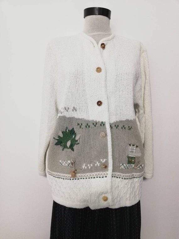 Tyrolean sweater, Giesswein cardigan, Austrian sw
