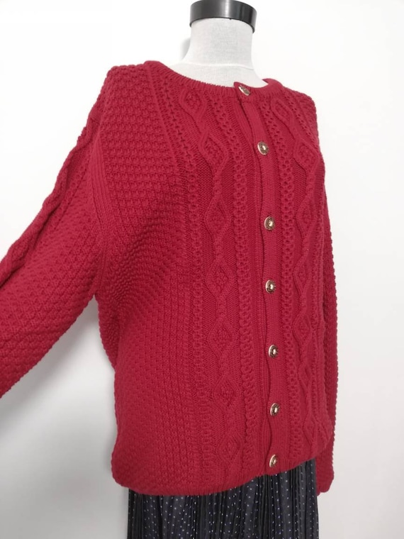 Tyrolean sweater, tyrolean cotton cardigan, Austr
