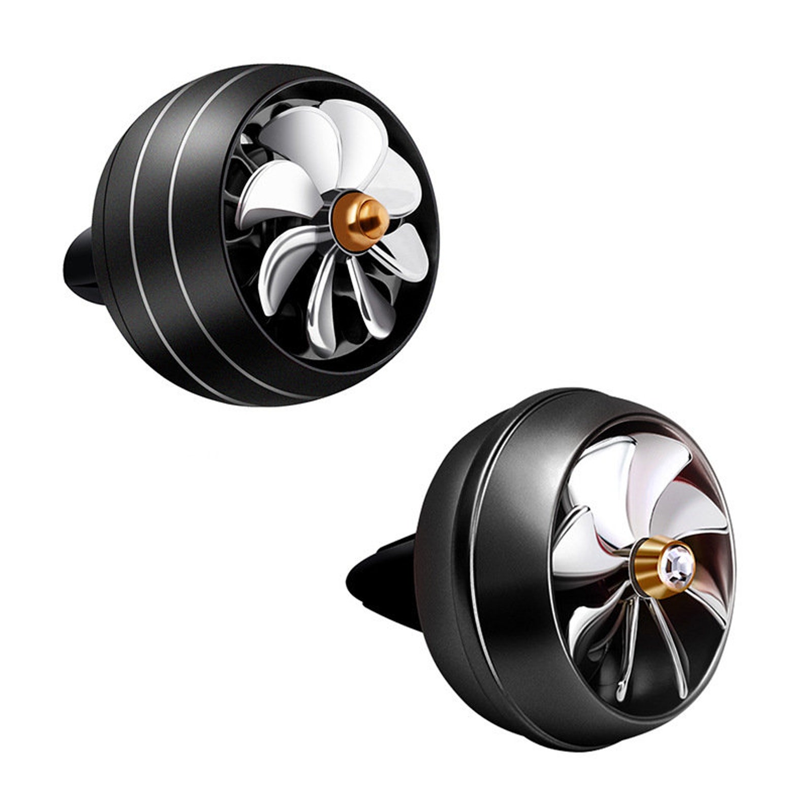 Deluxe Spinning Fan Air Freshener Set Accessories Vent Etsy