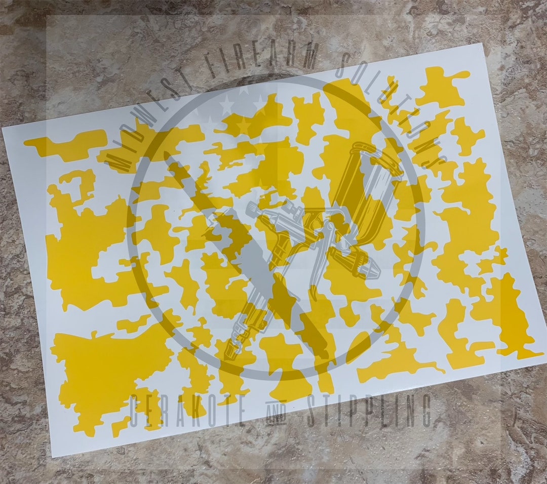 Rounded Edge Digital Camo Vinyl Stencil - Etsy