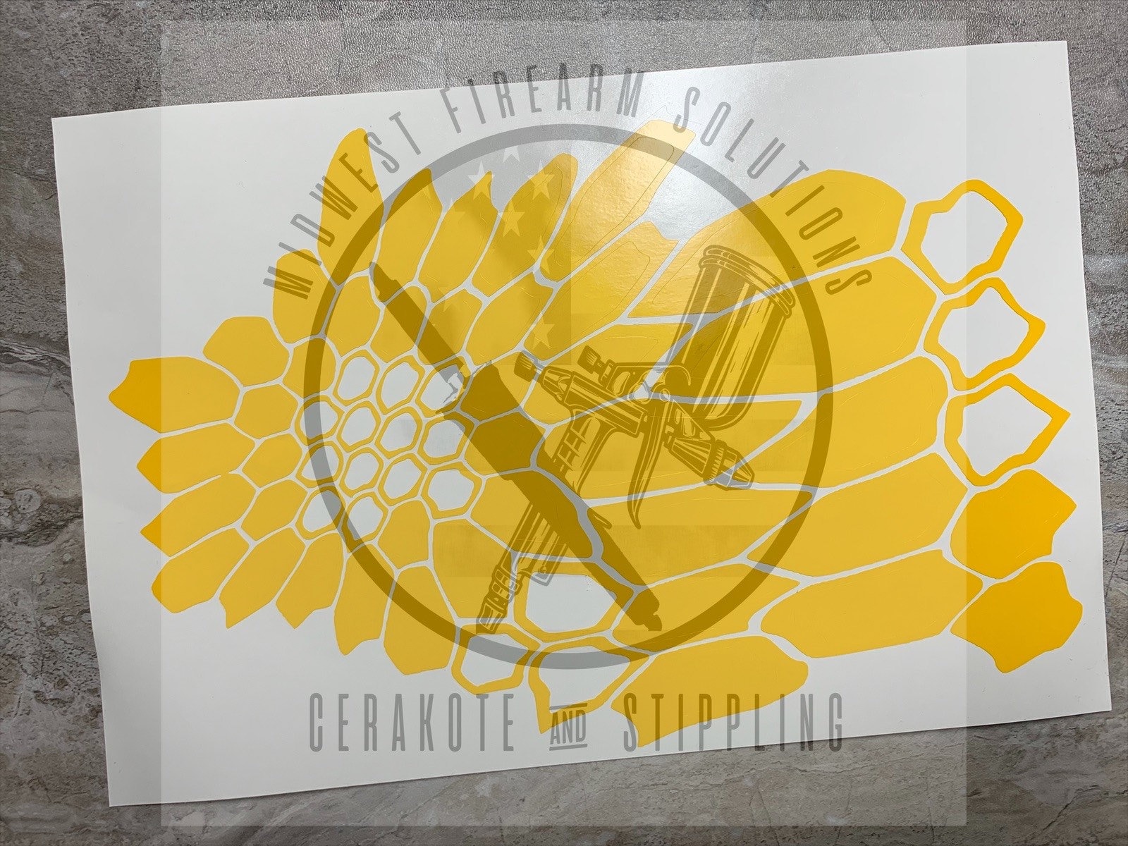 Kryptek #2 Vinyl Stencil - Etsy