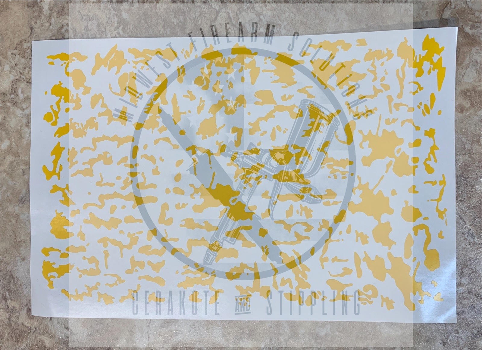 LOUIS VUITTON Stencil Pack for Duracoat, Cerakote, Gunkote