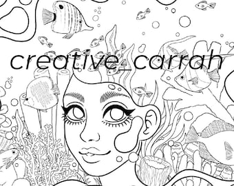 Coloring Book Made for Markers! @CreativeCarrah 