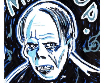 Original Artwork - Mask up! Original Phatom of the Opera drawing