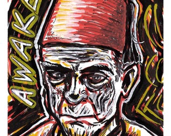 Original Artwork - Awaken Love! Original Mummy drawing