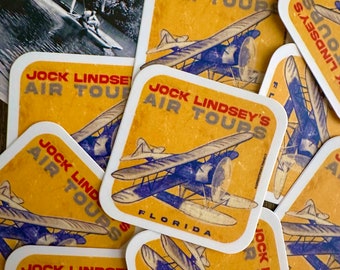 Jock’s Air Tours Souvenir Sticker