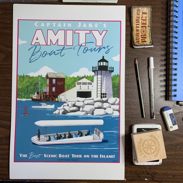 Amity Boat Tours (size misprint)