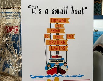 It’s A Small Boat Mashup Attraction Poster