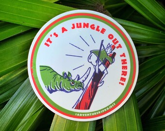 It’s A Jungle Out There (Lost Safari) Sticker