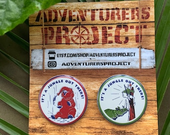 Jungle Buttons 2 Pack (Series 1)