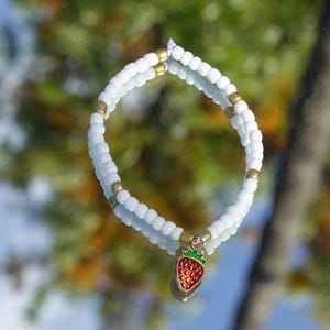 Erdbeer Armband | Erdbeer Schmuck
