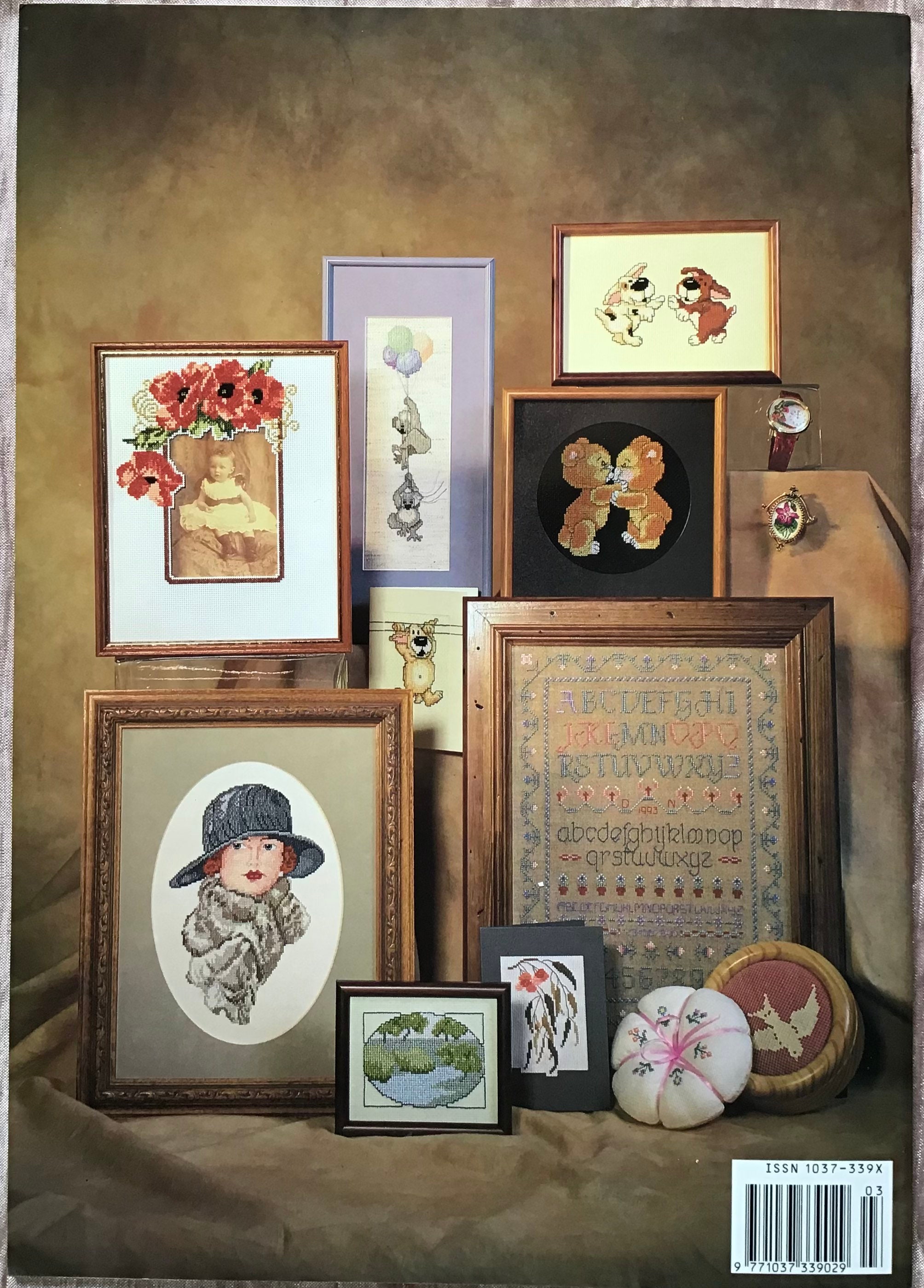 Jill Oxtons Cross Stitch Australia Issue 18 Gum Blossoms Etsy