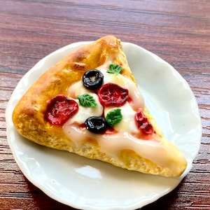 Miniature Pizza Sculpture by Shaolan Sung • Choose Your Own Toppings • Miniature, Medium or Large