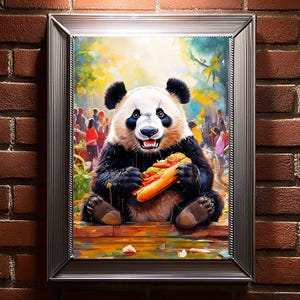 Panda Instant Download AI Digital Art von Shaolan Sung