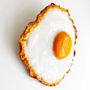 6&quot; Fried Egg Wall Art Sculpture by Shaolan Sung