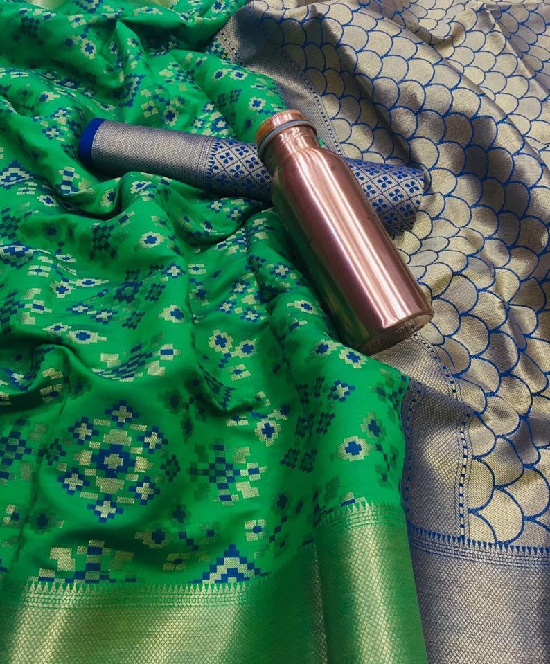 New Festive Saree Designer Sari For Occasions Wear Silk Saree Party Wear Saree Saree With Blouse Blouse With Saree Blue Color Saree