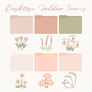 cozy garden desktop folder icon pack | julia k crist