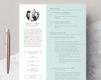 4 page Resume Template Cover Letter and References Template for MS Word DIY Printable Modern Resume | Resume Guide Writing Tips | Mac CV
