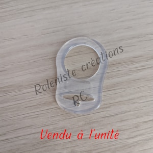 Adaptateur pour tétine style MAM, adaptateur en silicone attache sucette mam, adaptateur universel attache tétine bouton image 3