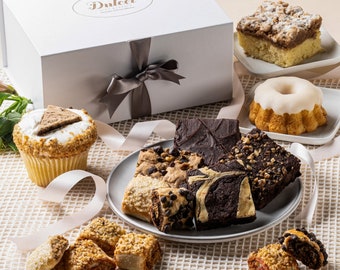 Assorted Gourmet Desserts | Luxury Dessert Box | Sympathy Gift | Mini Bundt Cake | New Home Gift | Assorted Rugelach | Gourmet Cupcake