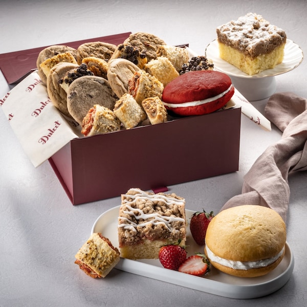 Dulcet Dessert Sampler Box | Dessert Gift Basket | Gourmet Dessert| Cookie Gift Basket | Old Fashioned Bakery | Corporate Gift