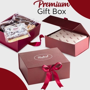 Dulcets Classic Bakery Gift Box Black and white Cookies, Fudge Brownies, Assorted Rugelah Ideal Sympathy Care Package for Women or Men image 3