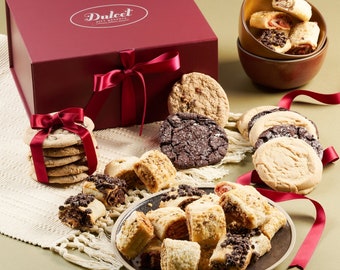 Luxury Dessert Gift Box | Gourmet Cookies | Dessert Sampler Box | Assorted Rugelach | Wedding Gift | Dessert Care Package