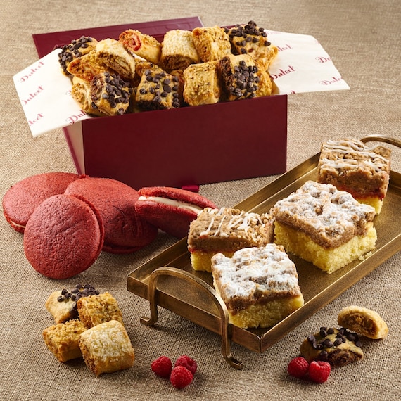 Bakery Gift Box, Gourmet Desserts Get Well Soon Basket, Crumb Cake, Whoopie Pies & Rugelach