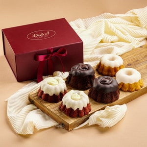 Assorted Mini Bundt Cakes | Double Chocolate Bundt | Sympathy Gift | Red Velvet Bundt | Lemon Bundt Cakes | Housewarming Gift