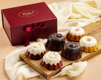 Assorted Mini Bundt Cakes | Double Chocolate Bundt | Sympathy Gift | Red Velvet Bundt | Lemon Bundt Cakes | Housewarming Gift