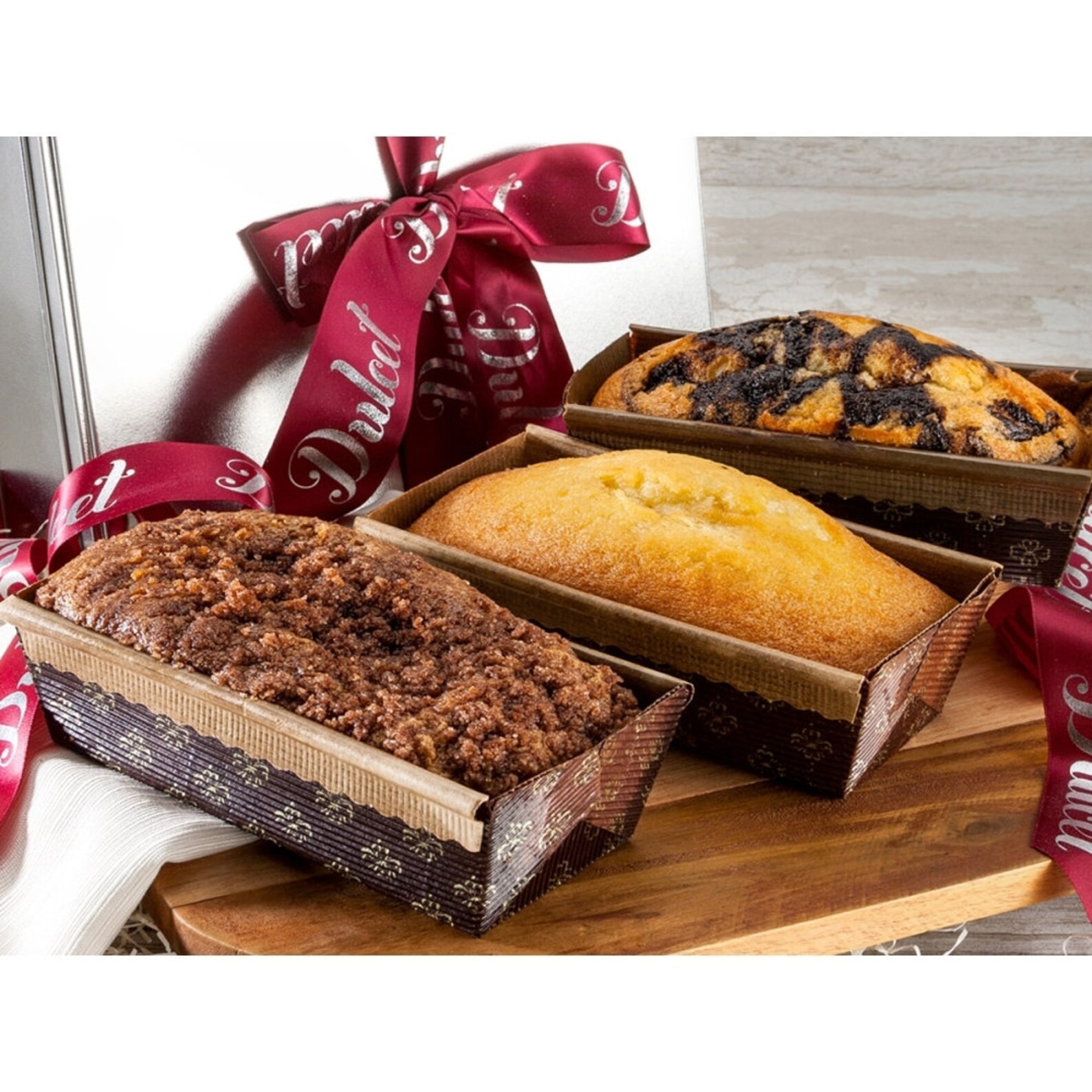 Dulcet Gift Baskets Assortment Loaf Cake in a Signature Tin Etsy