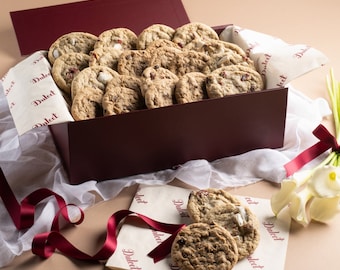 Luxury Cookie Gift Box | Gourmet Assorted Bakery Cookies | Corporate, Wedding & Client Gift | Dessert Letterbox Care Package