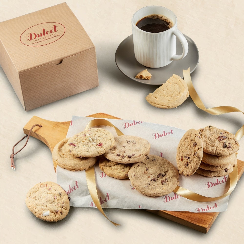 Gourmet Cookie Gift Box | Assorted Bakery Style Cookies Lover Sympathy, Congratulations, Realtor Closing