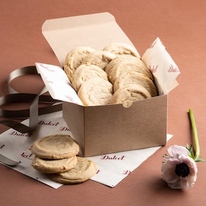 Luxury Peanut Butter Protein Cookies | Gourmet Cookie Gift Box | Upscale Bakery Treats | Housewarming or Holiday Gift for Her